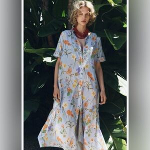 Floral Print Oversized Women's Dress size XL